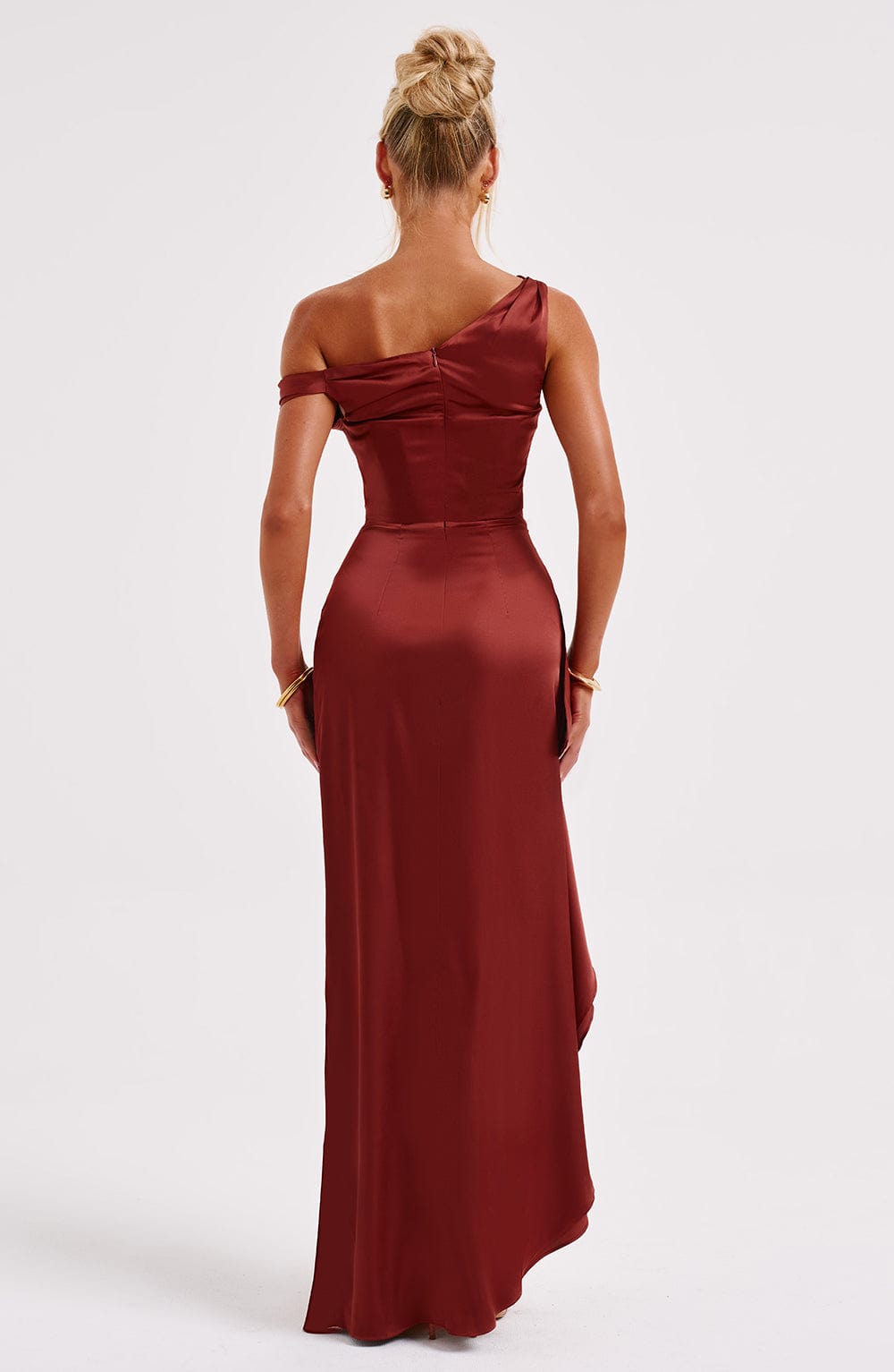 Flourenne Julietta Maxi Dress in Rust