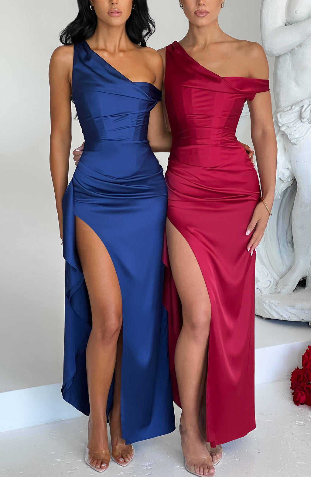 Flourenne Julietta Maxi Dress in Wine
