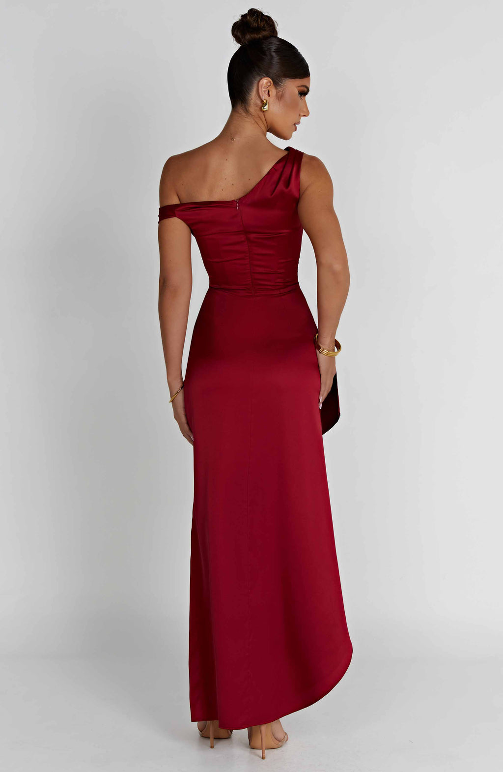 Flourenne Julietta Maxi Dress in Wine