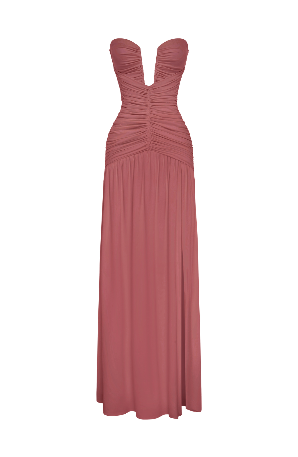 Flourenne Junelle Maxi Dress in Rose Brown