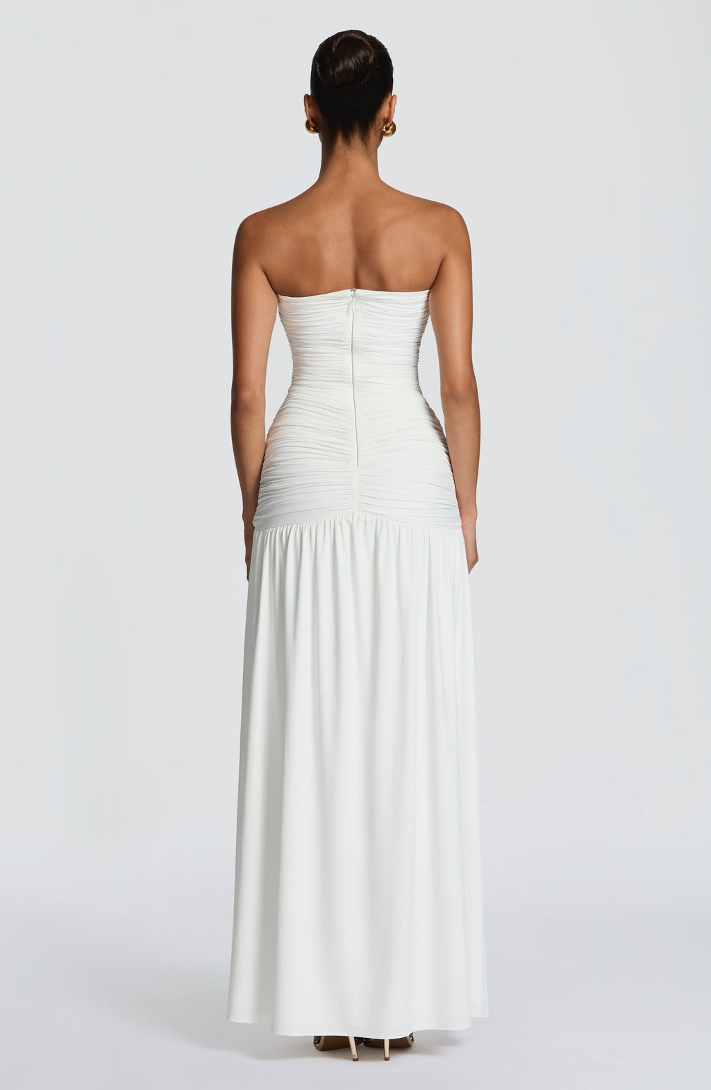 Flourenne Junelle Maxi Dress in White