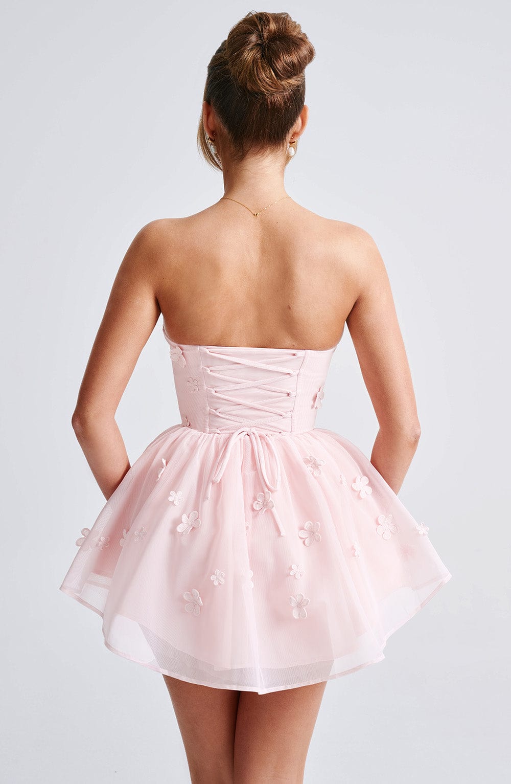 Flourenne Justine Playsuit in Blush