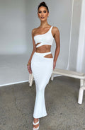 Flourenne Kaelyn Maxi Skirt in White