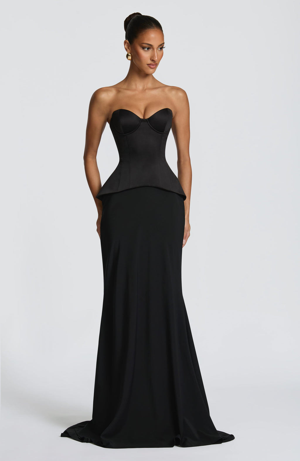 Flourenne Kaiana Maxi Skirt in Black