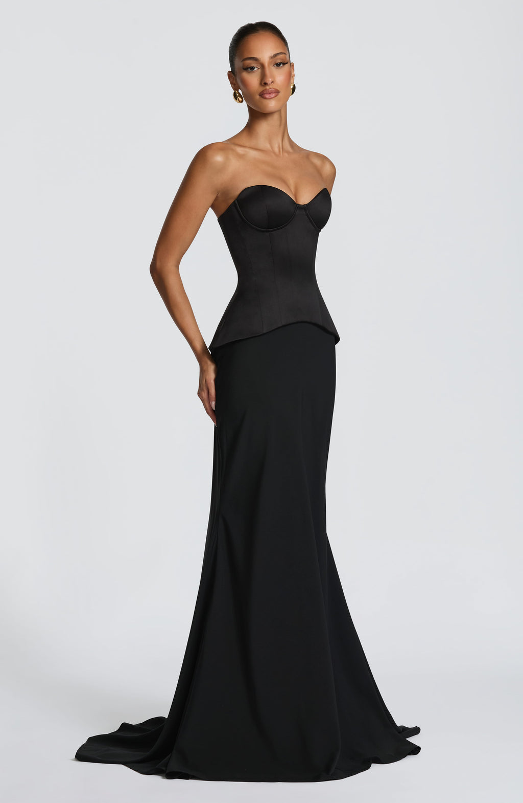 Flourenne Kaiana Maxi Skirt in Black