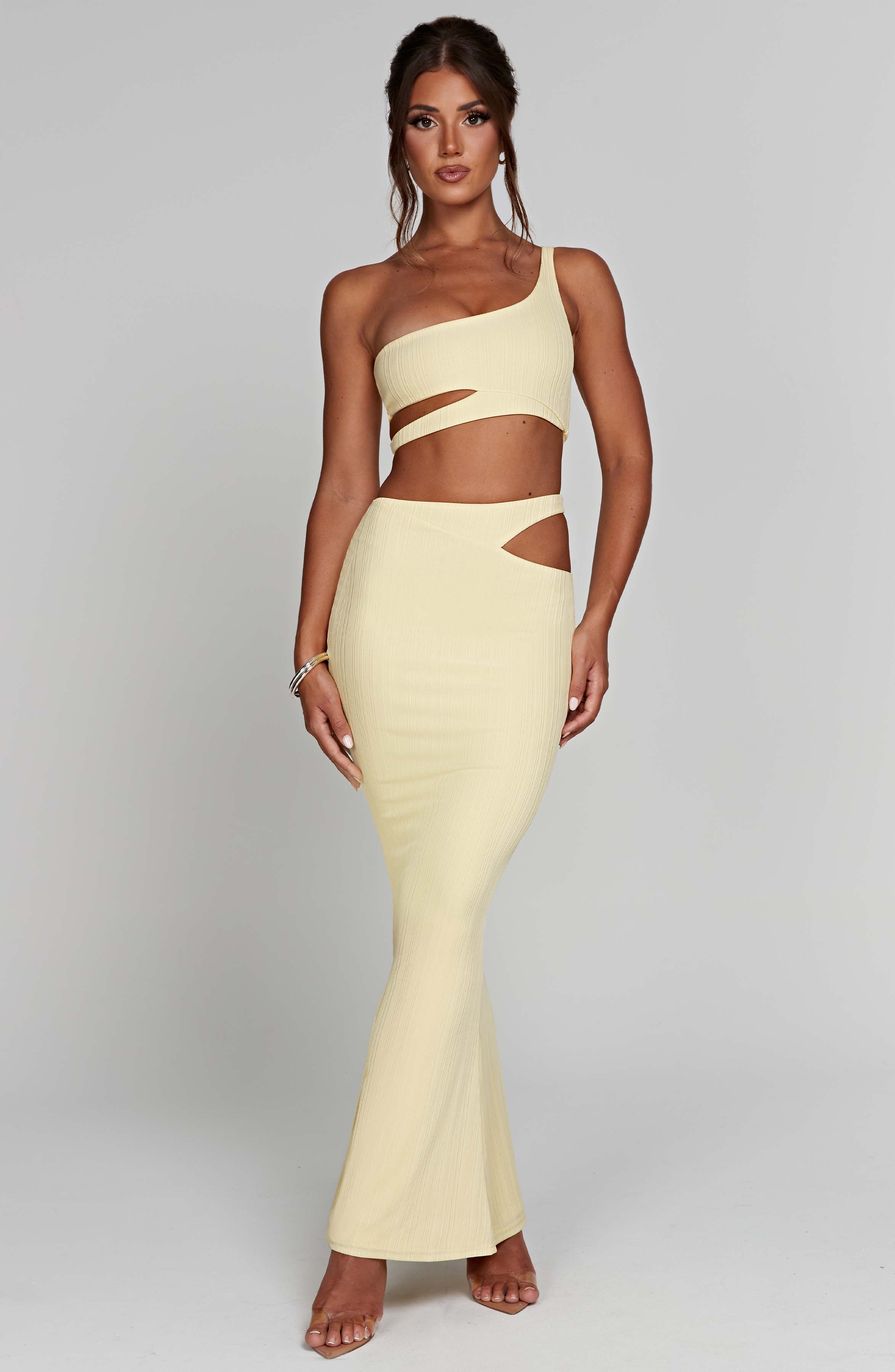 Flourenne Kaira Top in Lemon