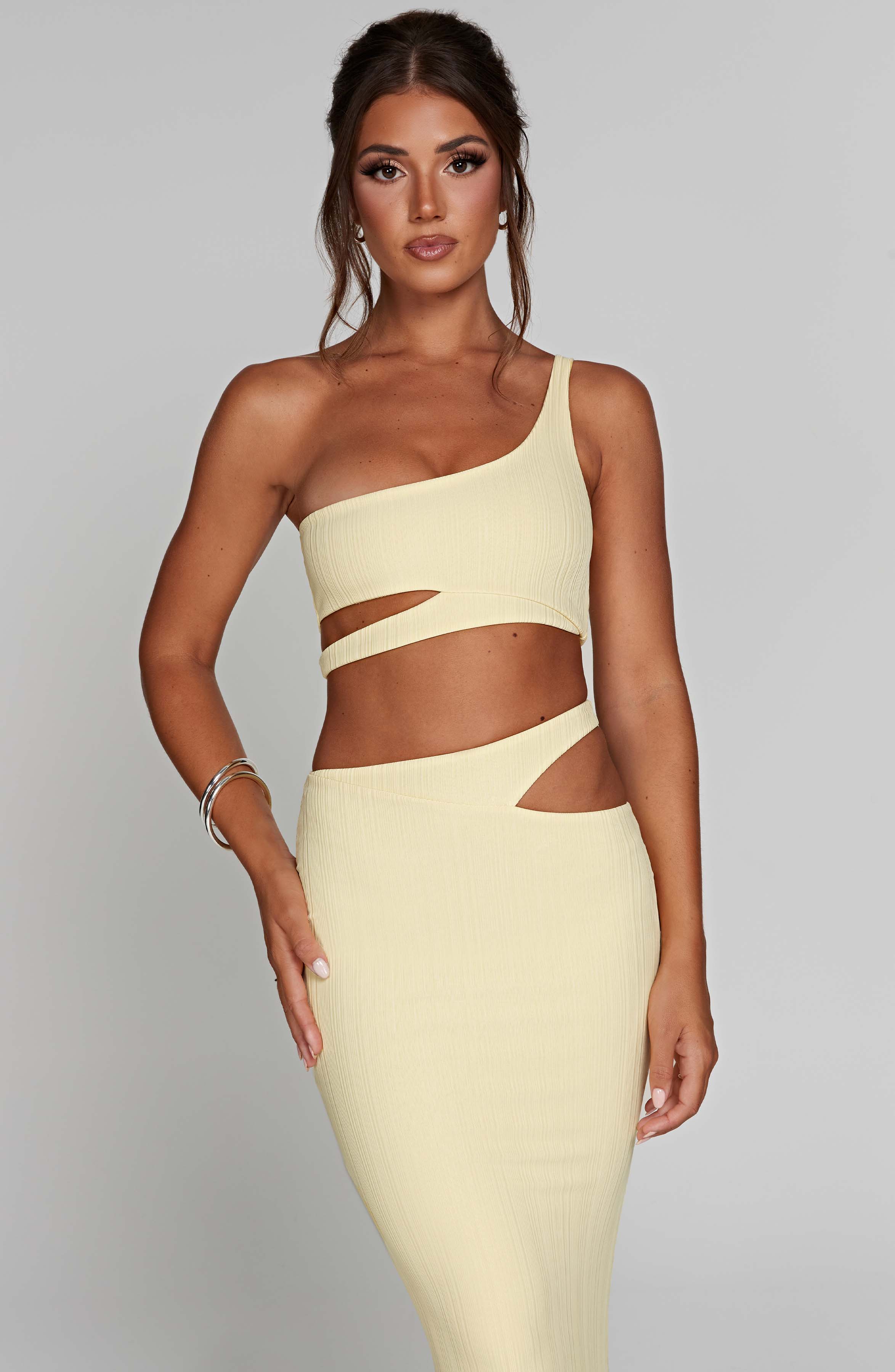 Flourenne Kaira Top in Lemon