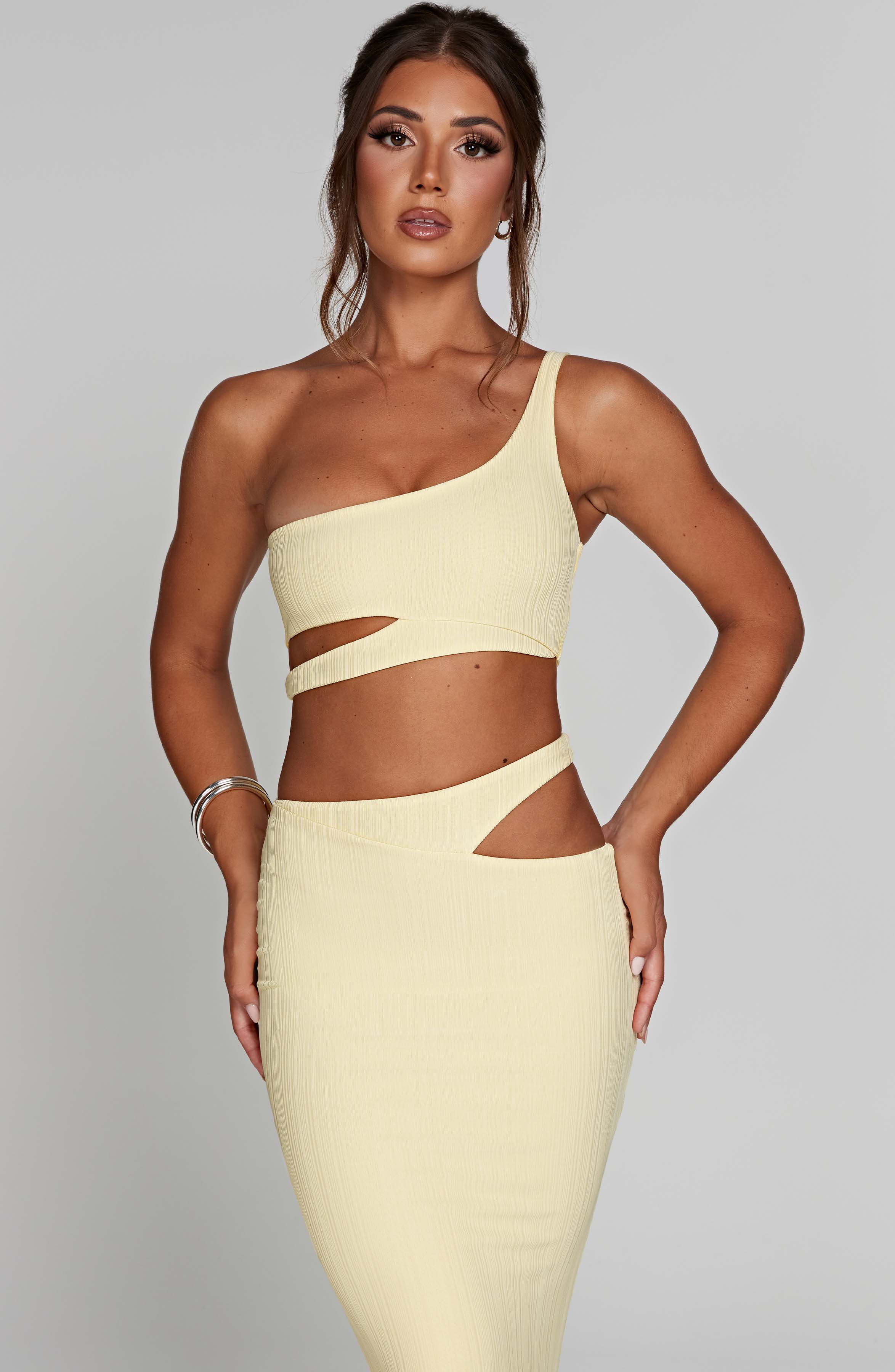 Flourenne Kaira Top in Lemon