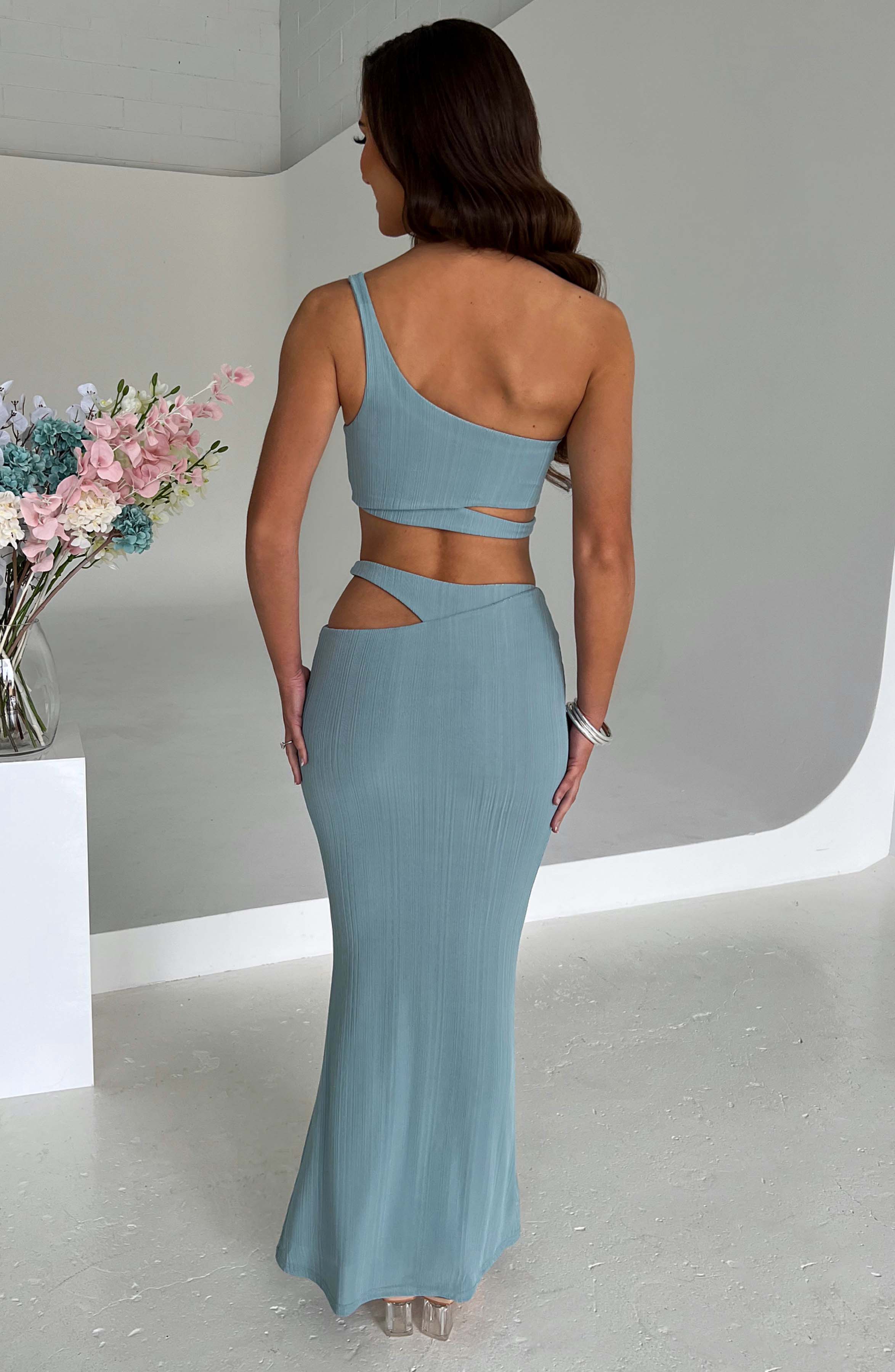 Flourenne Kaira Top in Steel