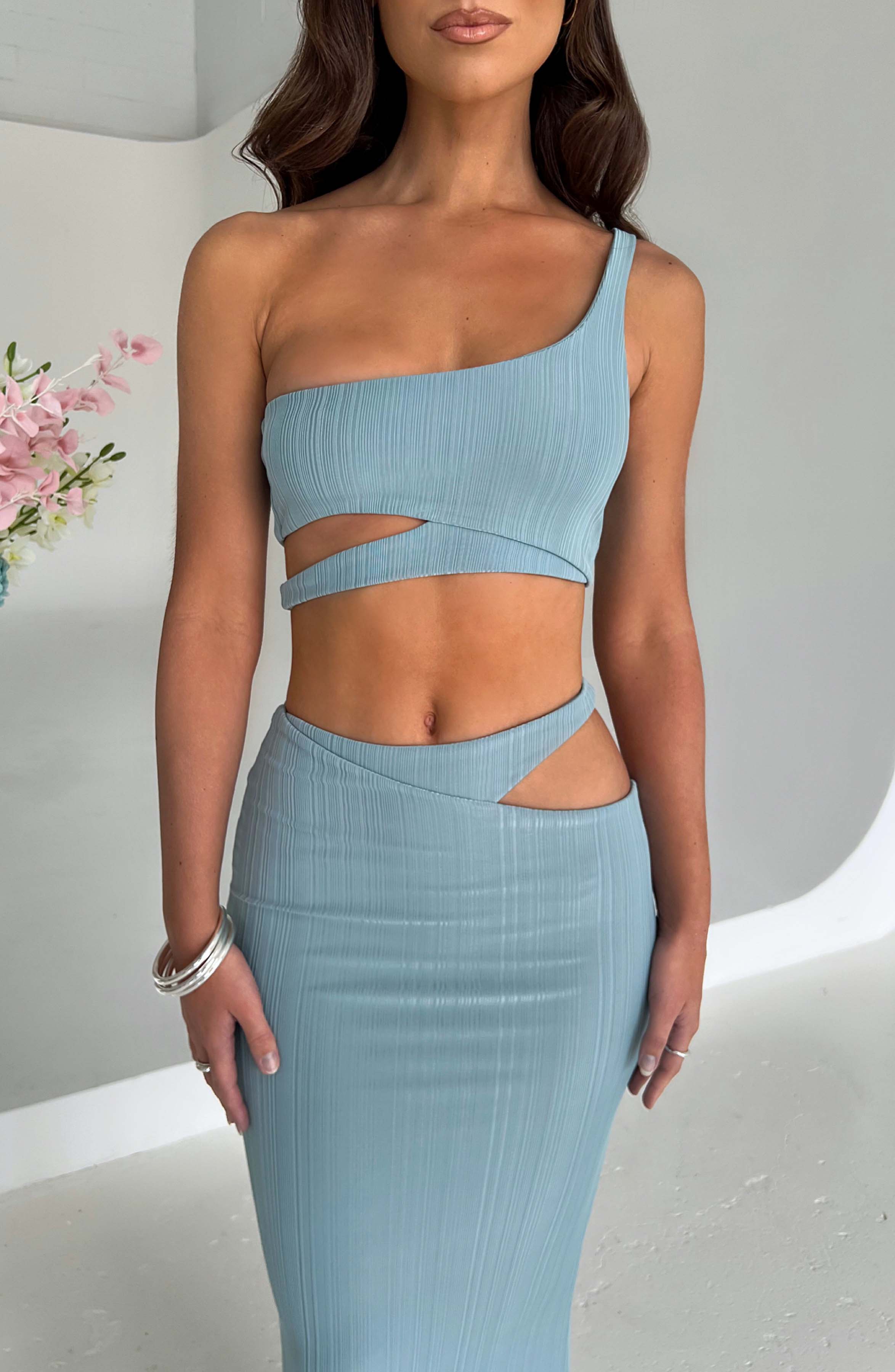 Flourenne Kaira Top in Steel