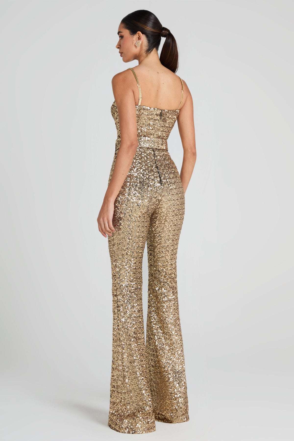 Flourenne Lucienne Jumpsuit in Gold