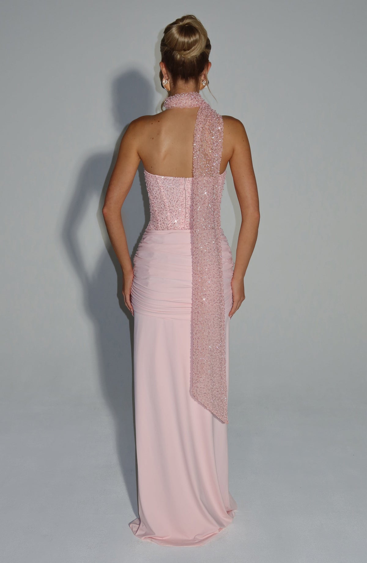 Flourenne Maiya Scarf in Blush