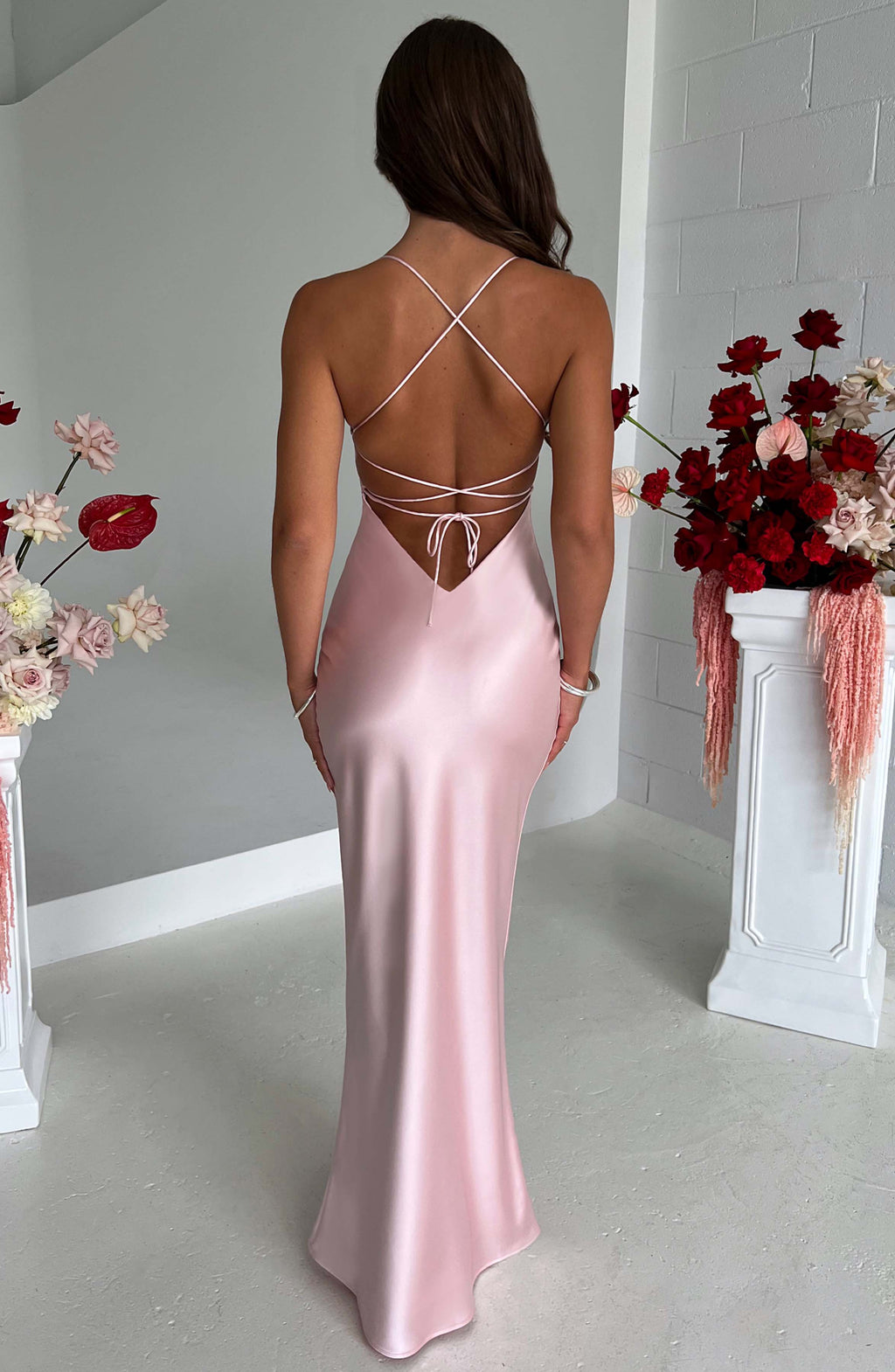 Flourenne Malikah Maxi Dress in Blush