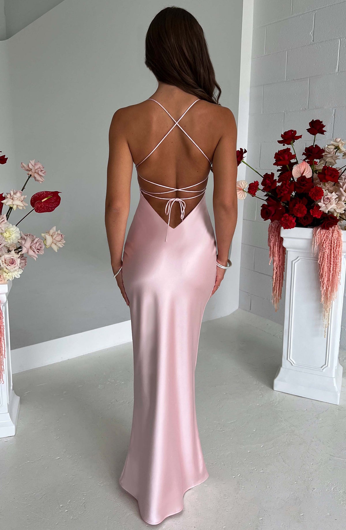 Flourenne Malikah Maxi Dress in Blush