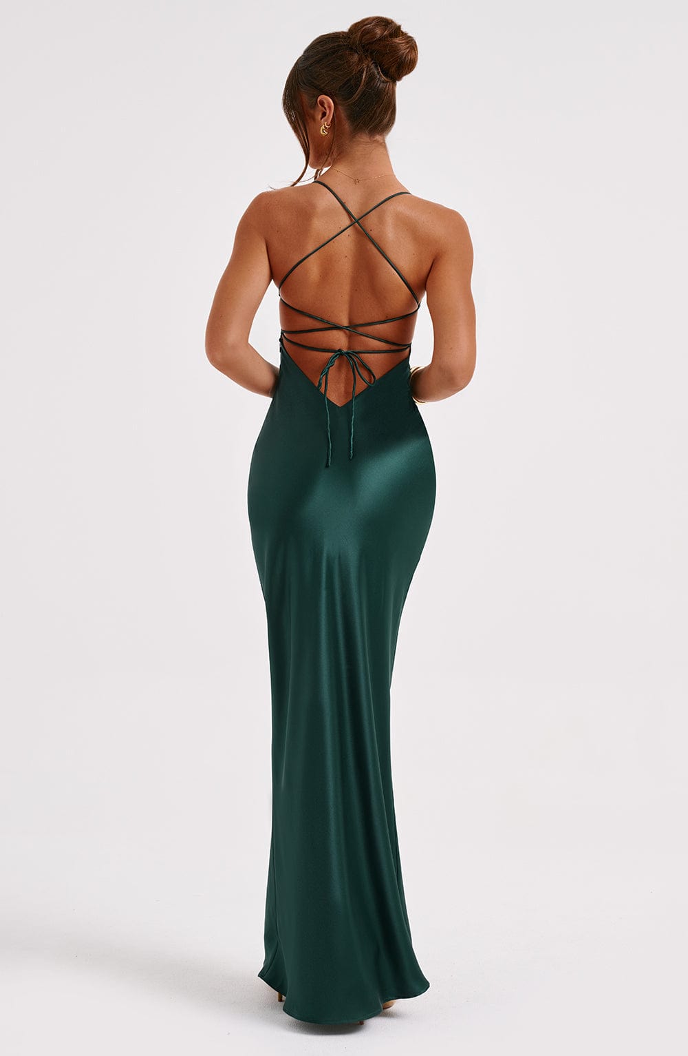 Flourenne Malikah Maxi Dress in Emerald