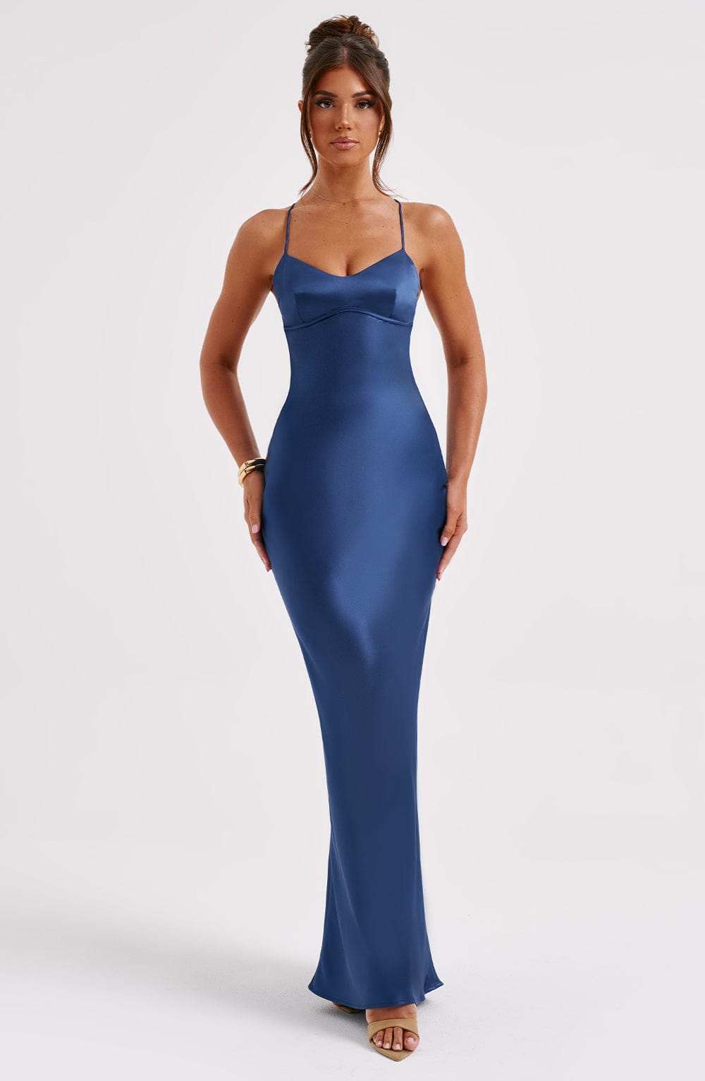 Flourenne Malikah Maxi Dress in Navy