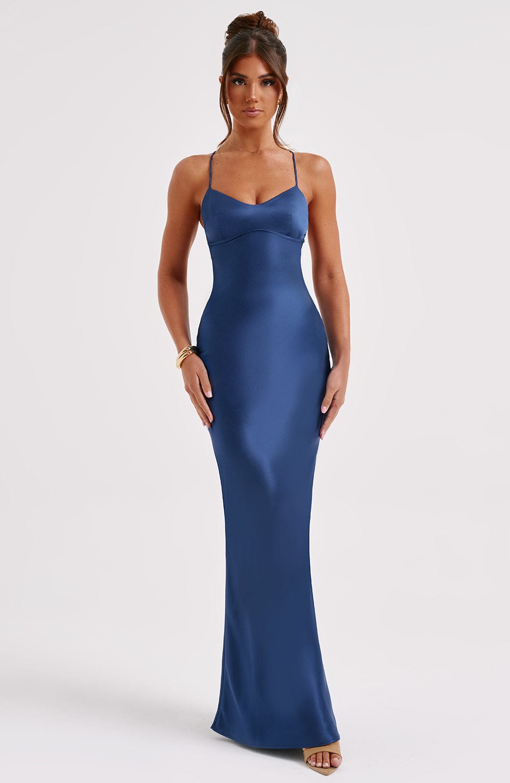 Flourenne Malikah Maxi Dress in Navy