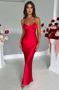 Flourenne Malikah Maxi Dress in Red