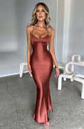 Flourenne Malikah Maxi Dress in Rust