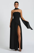Flourenne Maliyana Maxi Dress in Black