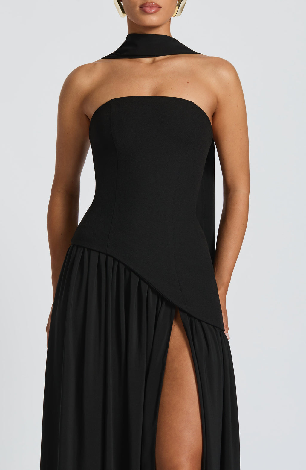 Flourenne Maliyana Maxi Dress in Black