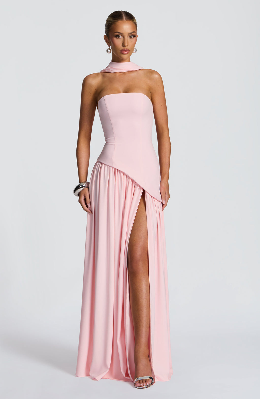 Flourenne Maliyana Maxi Dress in Blush