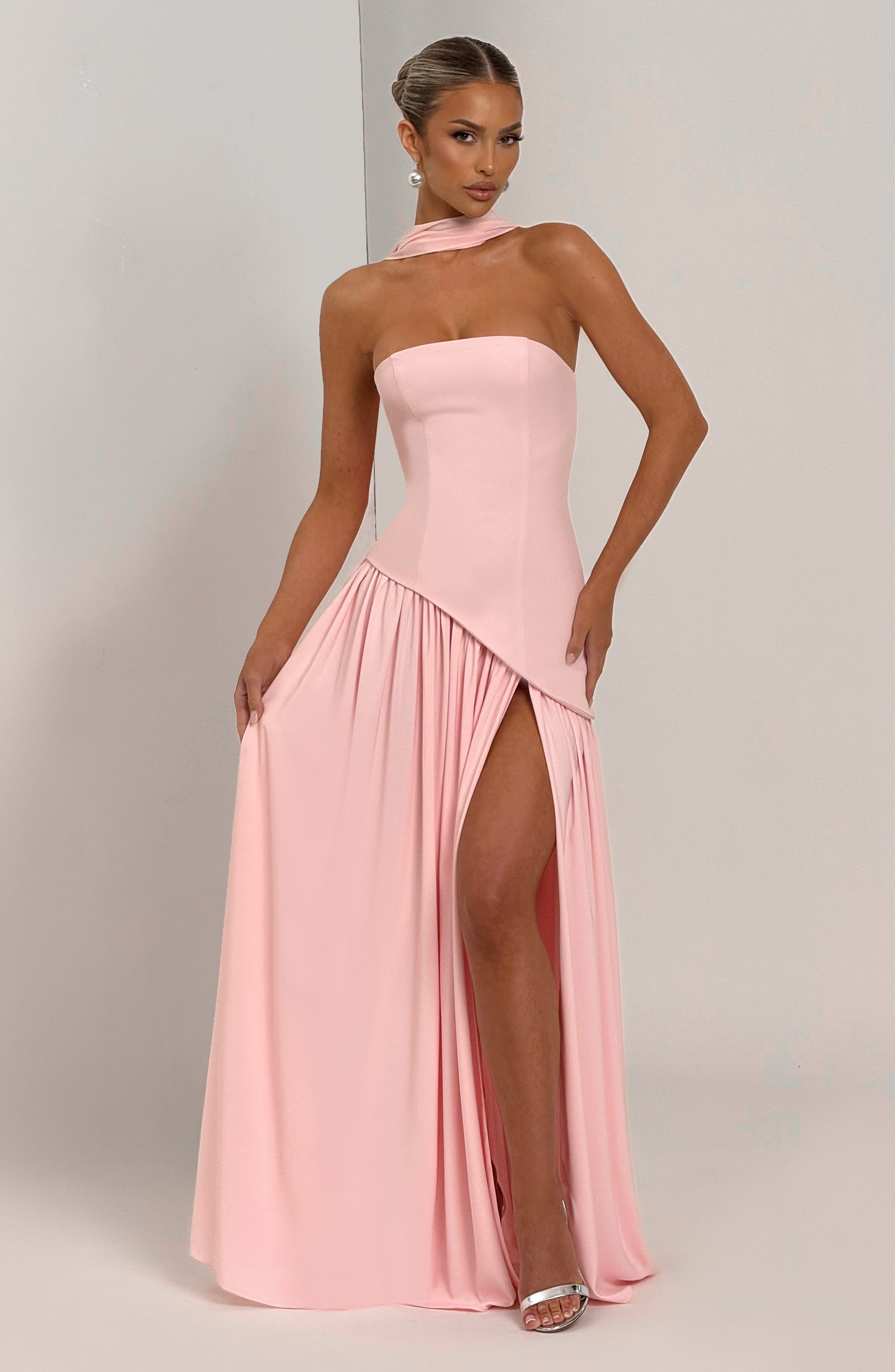 Flourenne Maliyana Maxi Dress in Blush