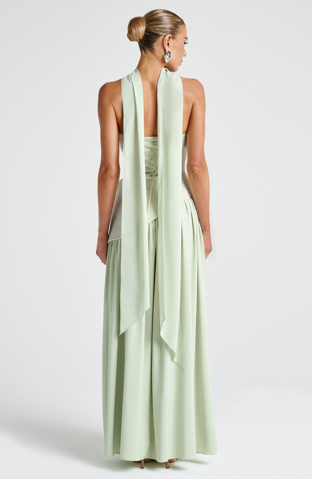 Flourenne Maliyana Maxi Dress in Mint