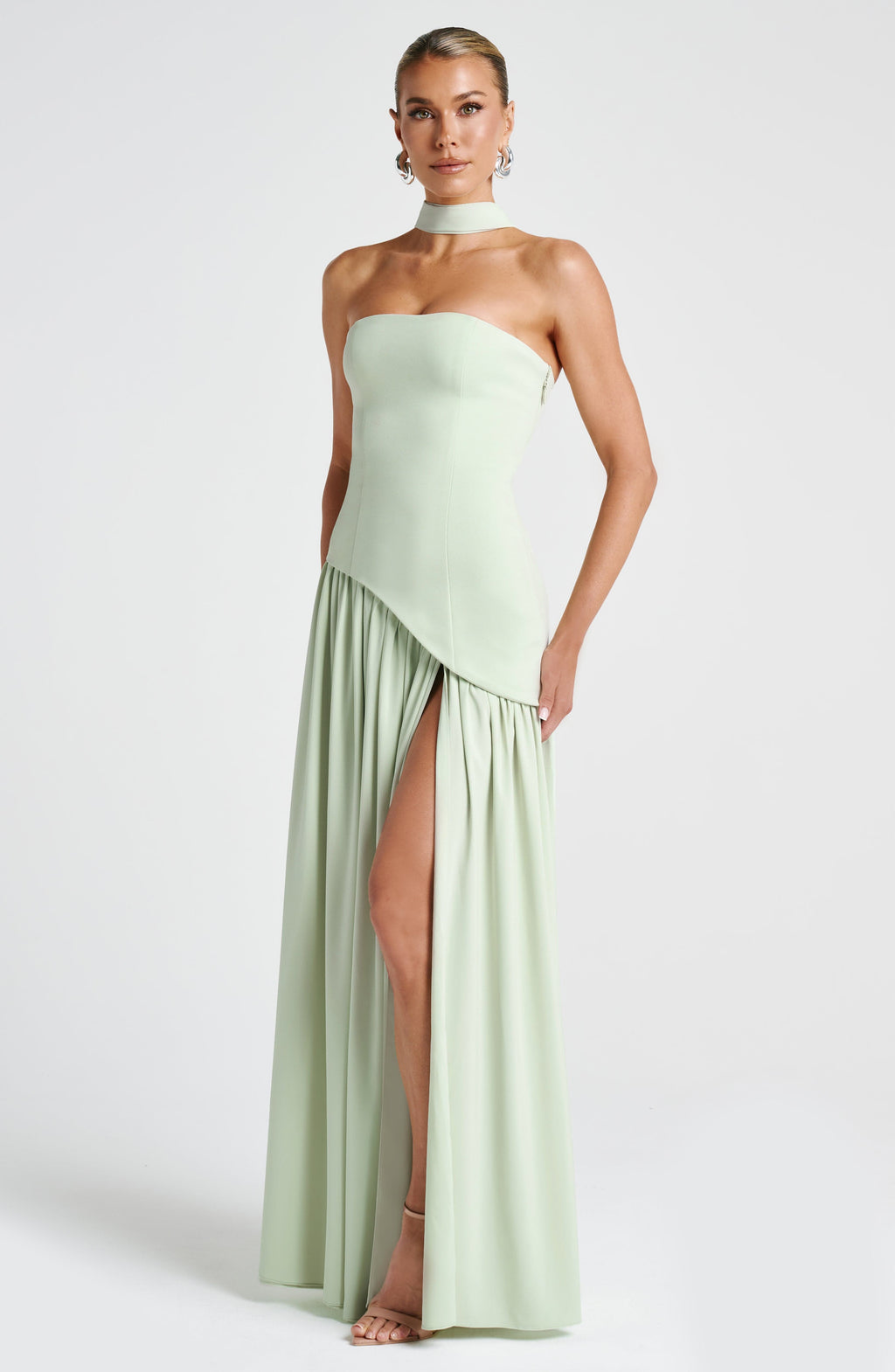 Flourenne Maliyana Maxi Dress in Mint