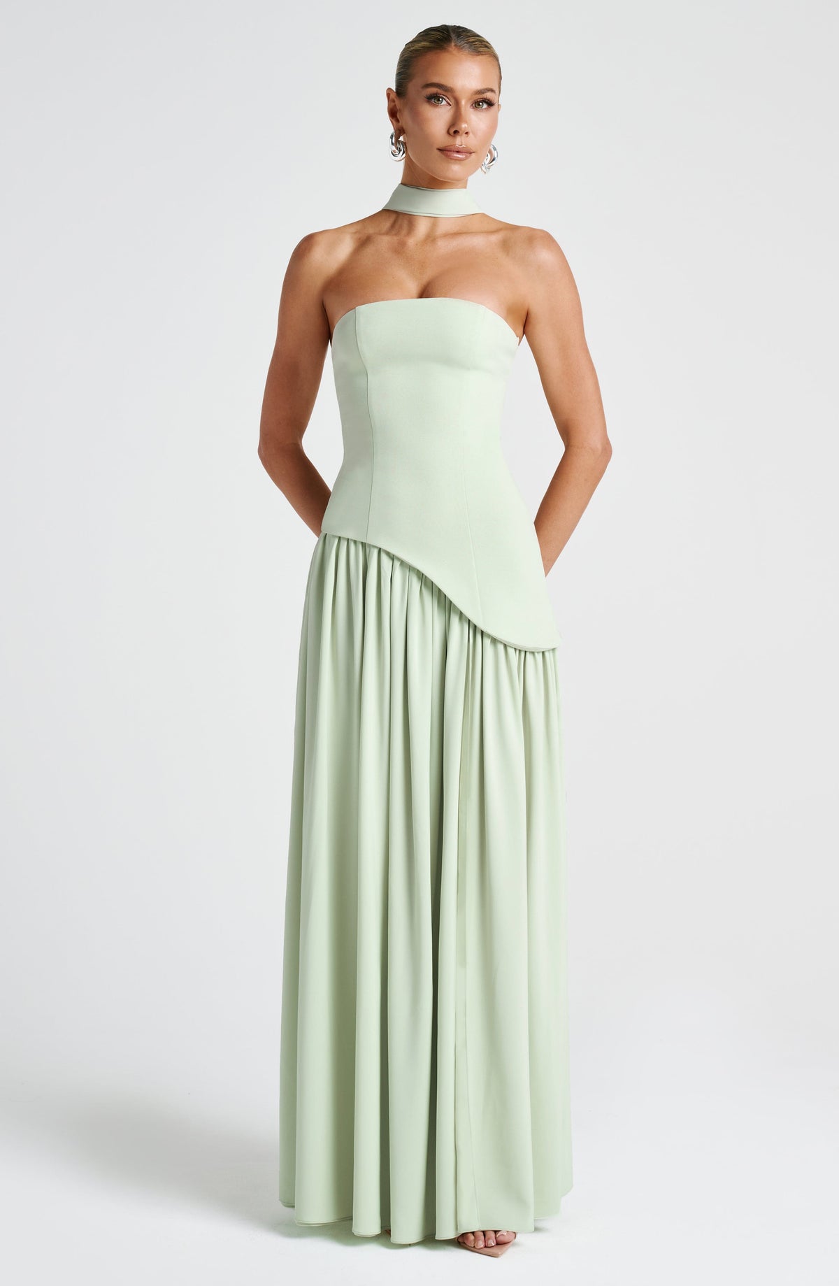Flourenne Maliyana Maxi Dress in Mint
