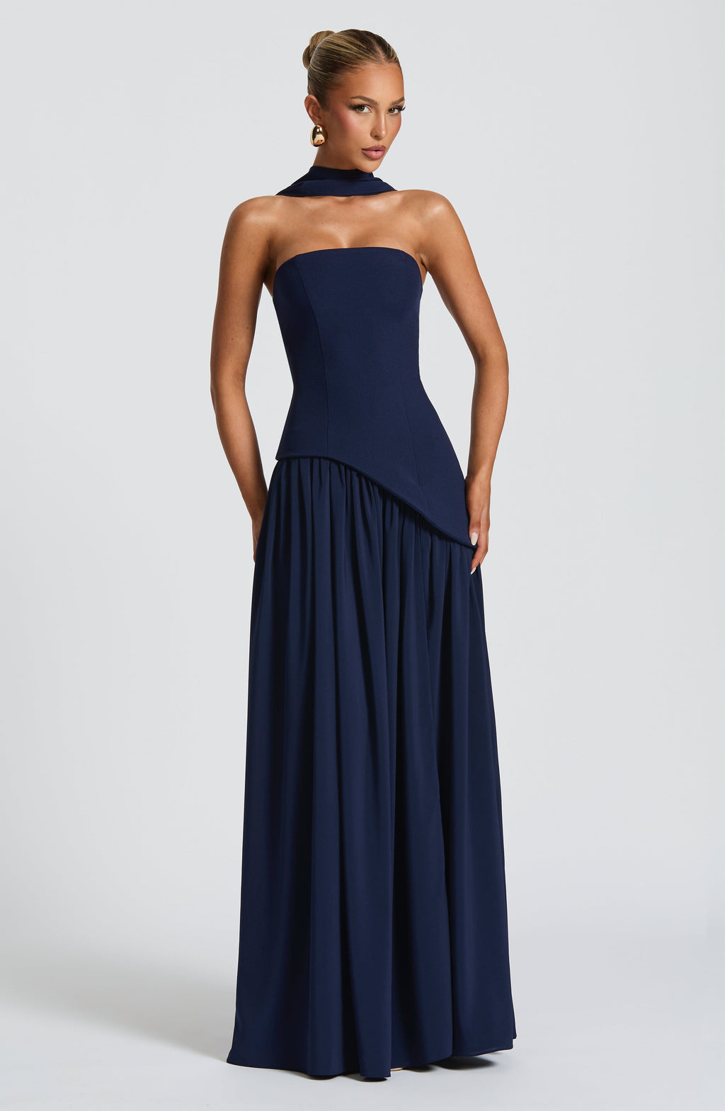 Flourenne Maliyana Maxi Dress in Navy