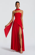 Flourenne Maliyana Maxi Dress in Red
