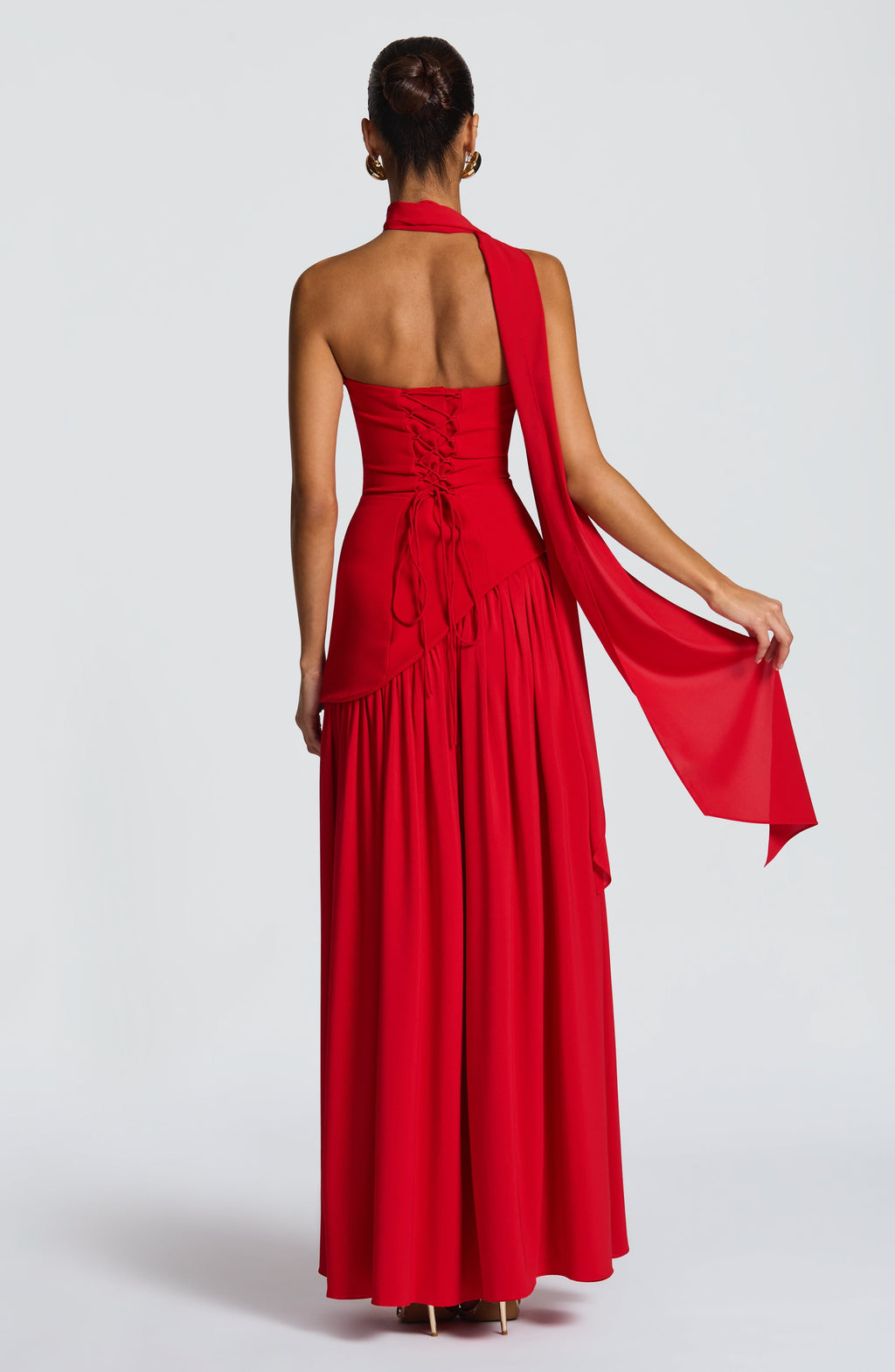 Flourenne Maliyana Maxi Dress in Red