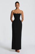 Flourenne Manora Maxi Dress in Black