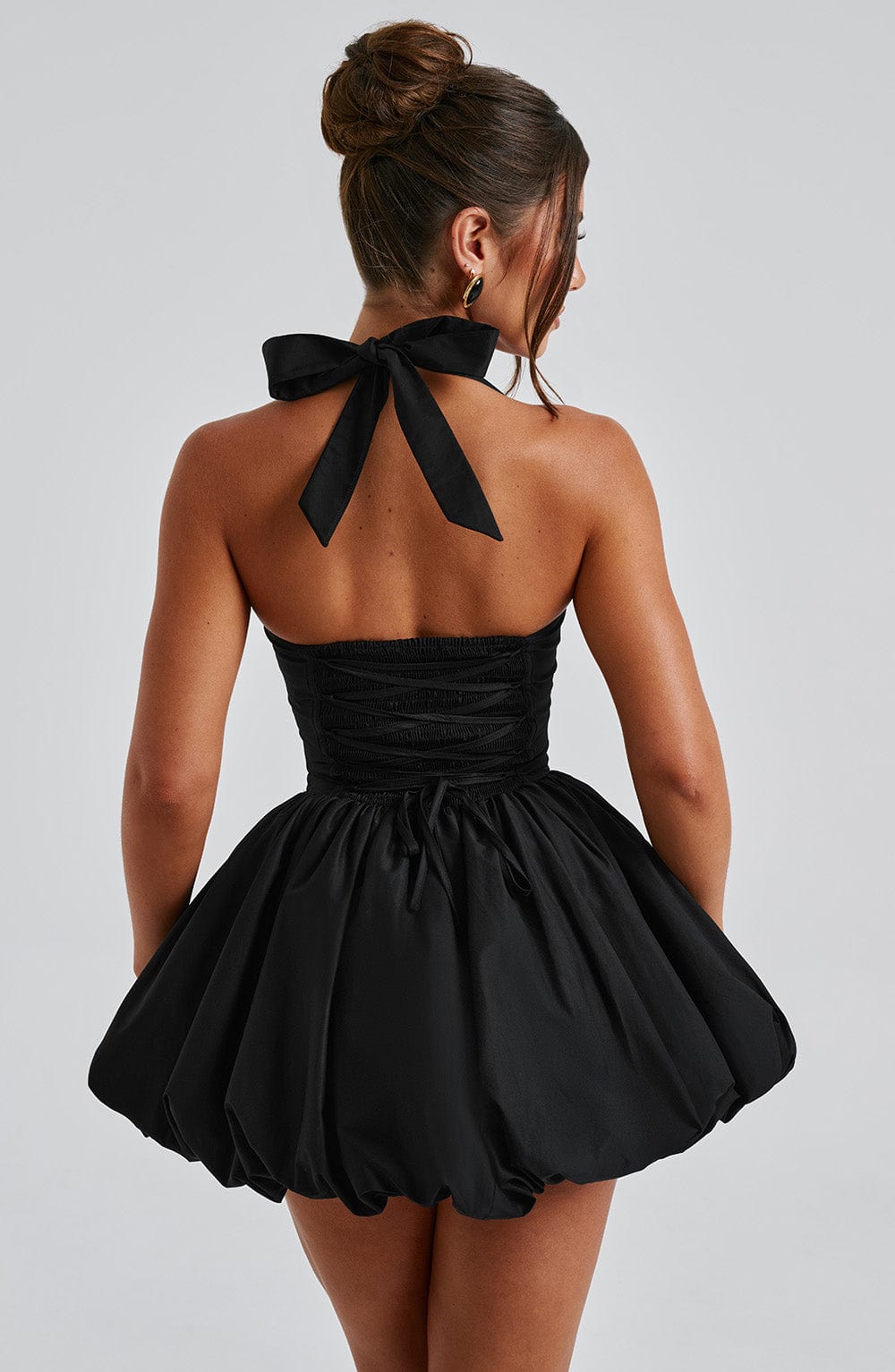 Flourenne Maricella Mini Dress in Black