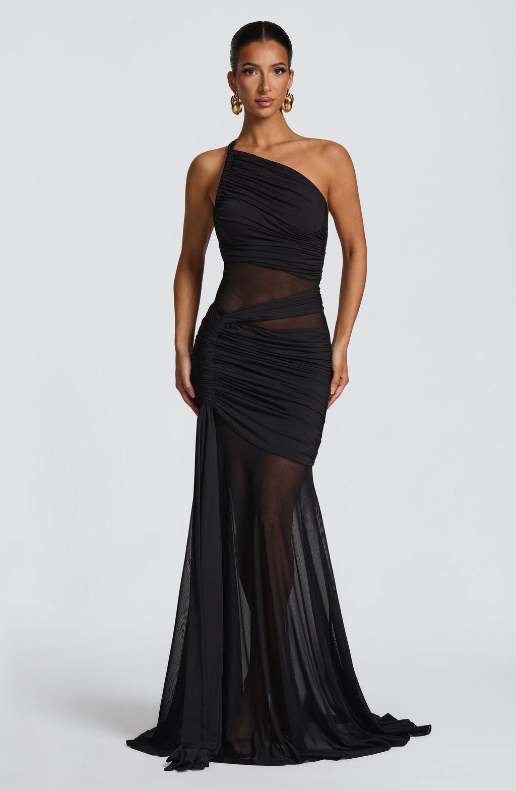 Flourenne Marielle Maxi Dress in Black