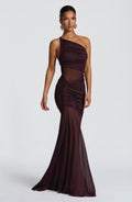 Flourenne Marielle Maxi Dress in Plum