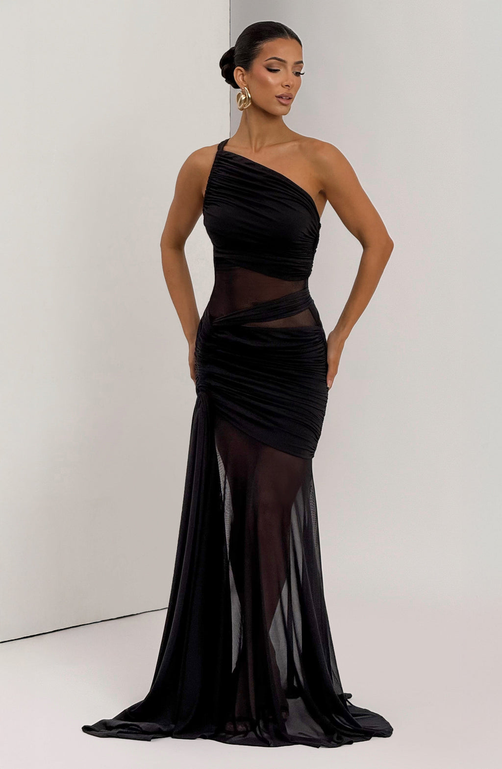Flourenne Marielle Maxi Dress in Plum