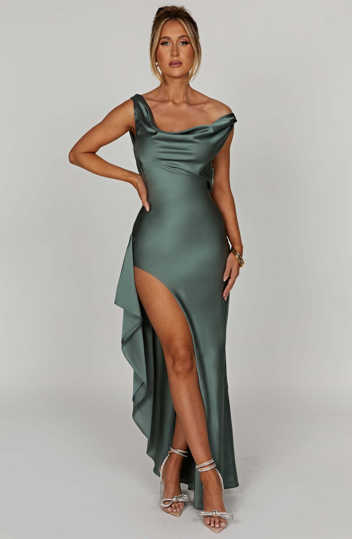 Flourenne Marilena Maxi Dress in Sage