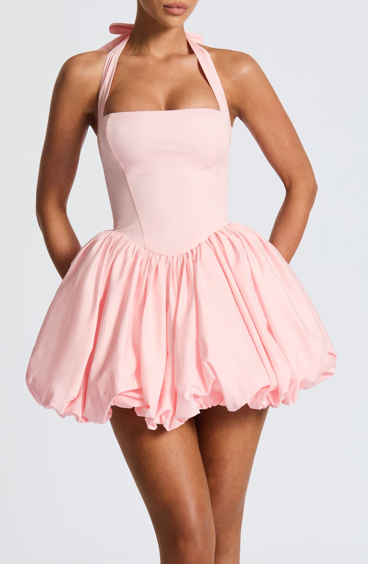Flourenne Marisia Mini Dress in Blush
