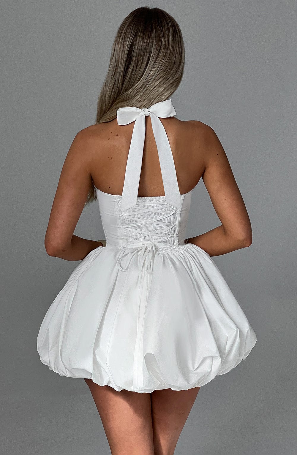 Flourenne Marisia Mini Dress in Ivory