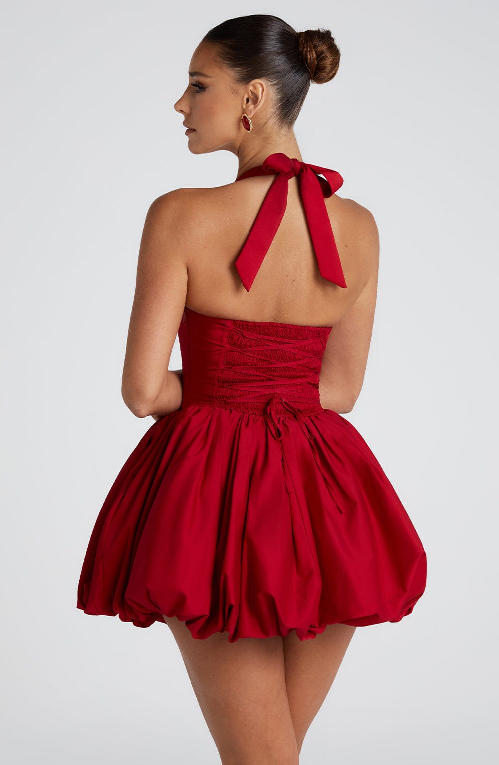 Flourenne Marisia Mini Dress in Red
