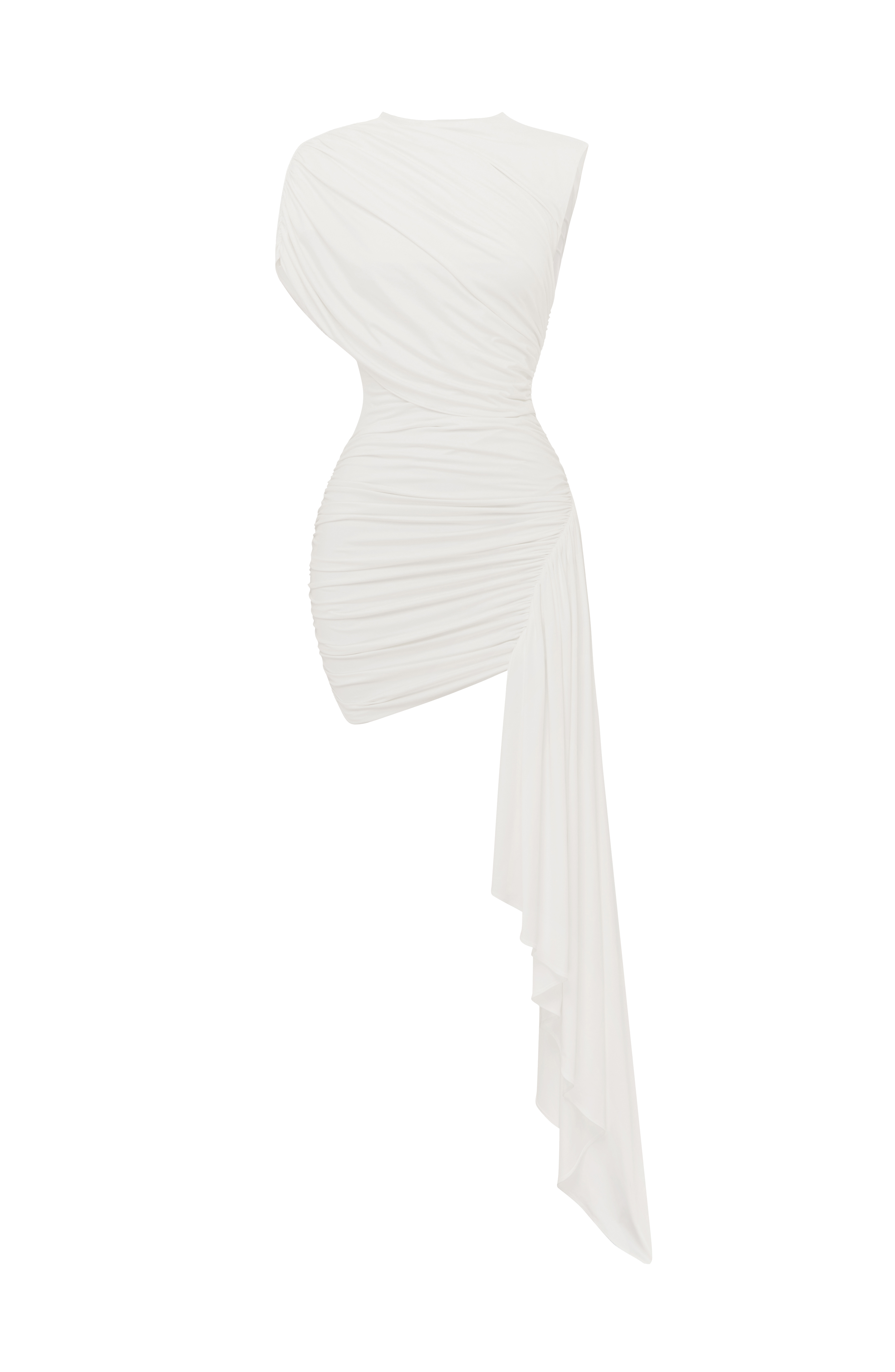 Flourenne Marnia Mini Dress in White