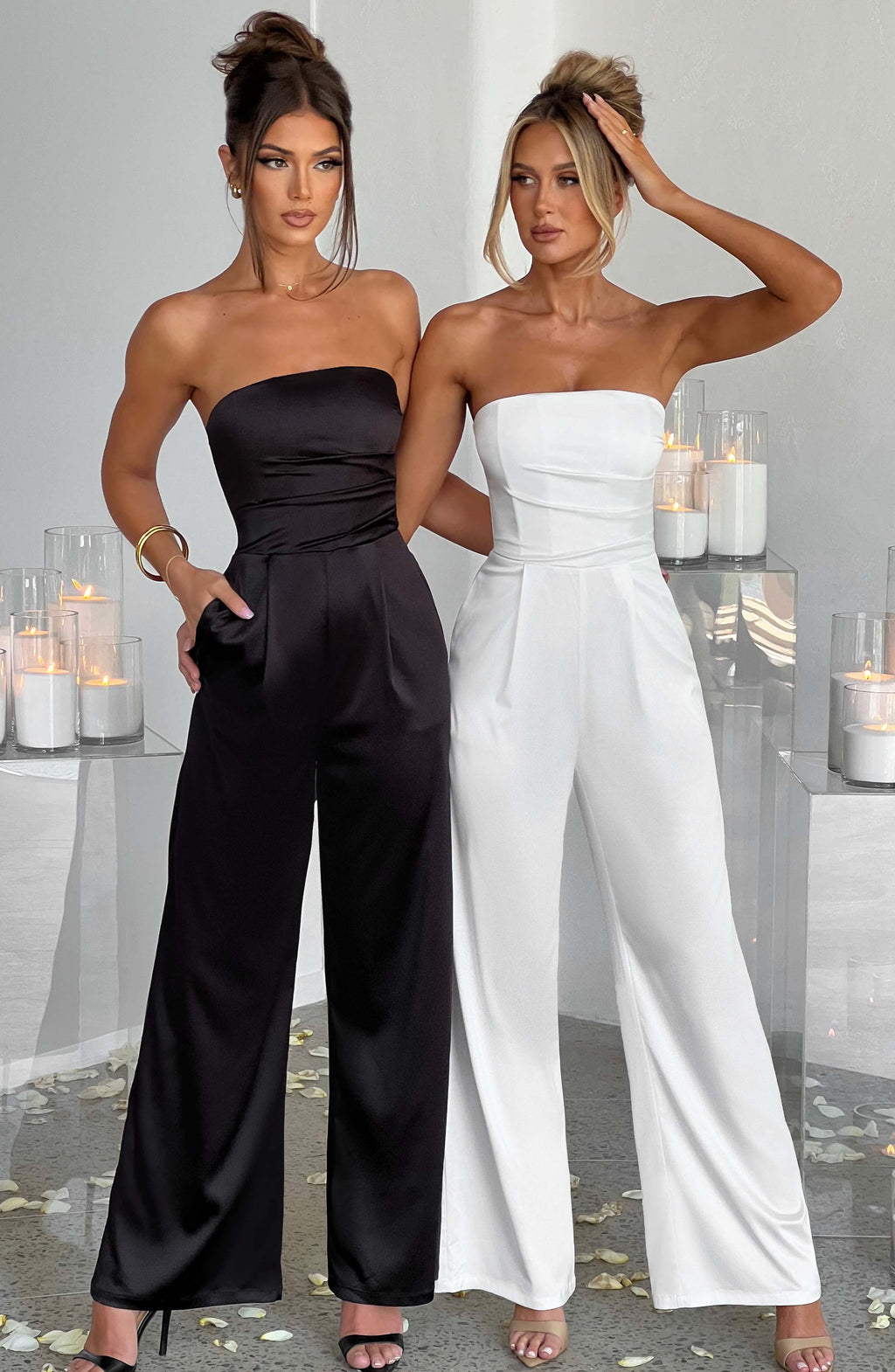 Flourenne Martina Jumpsuit in Black