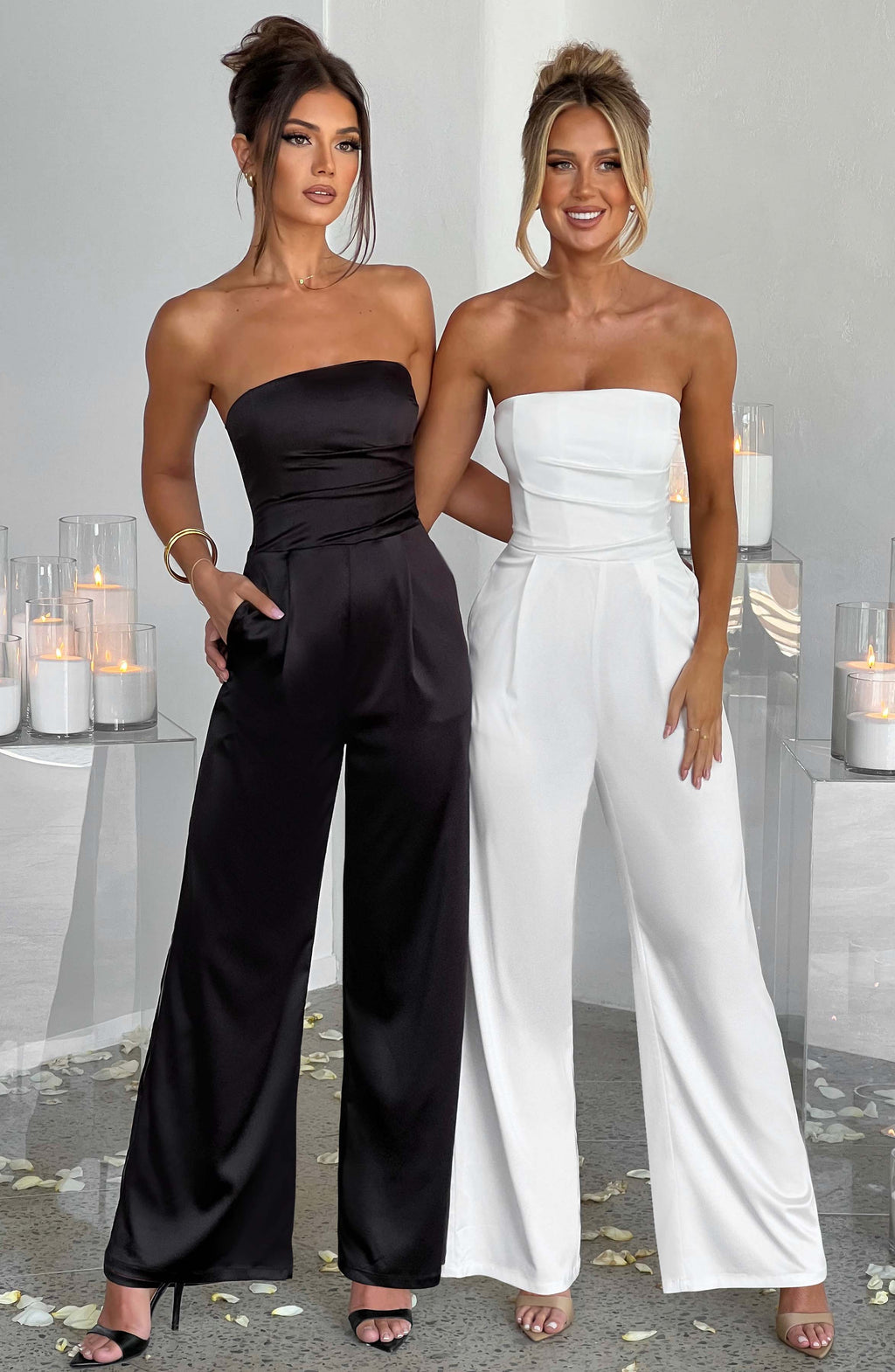 Flourenne Martina Jumpsuit in Black