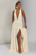 Flourenne Minerve Maxi Dress in Ivory