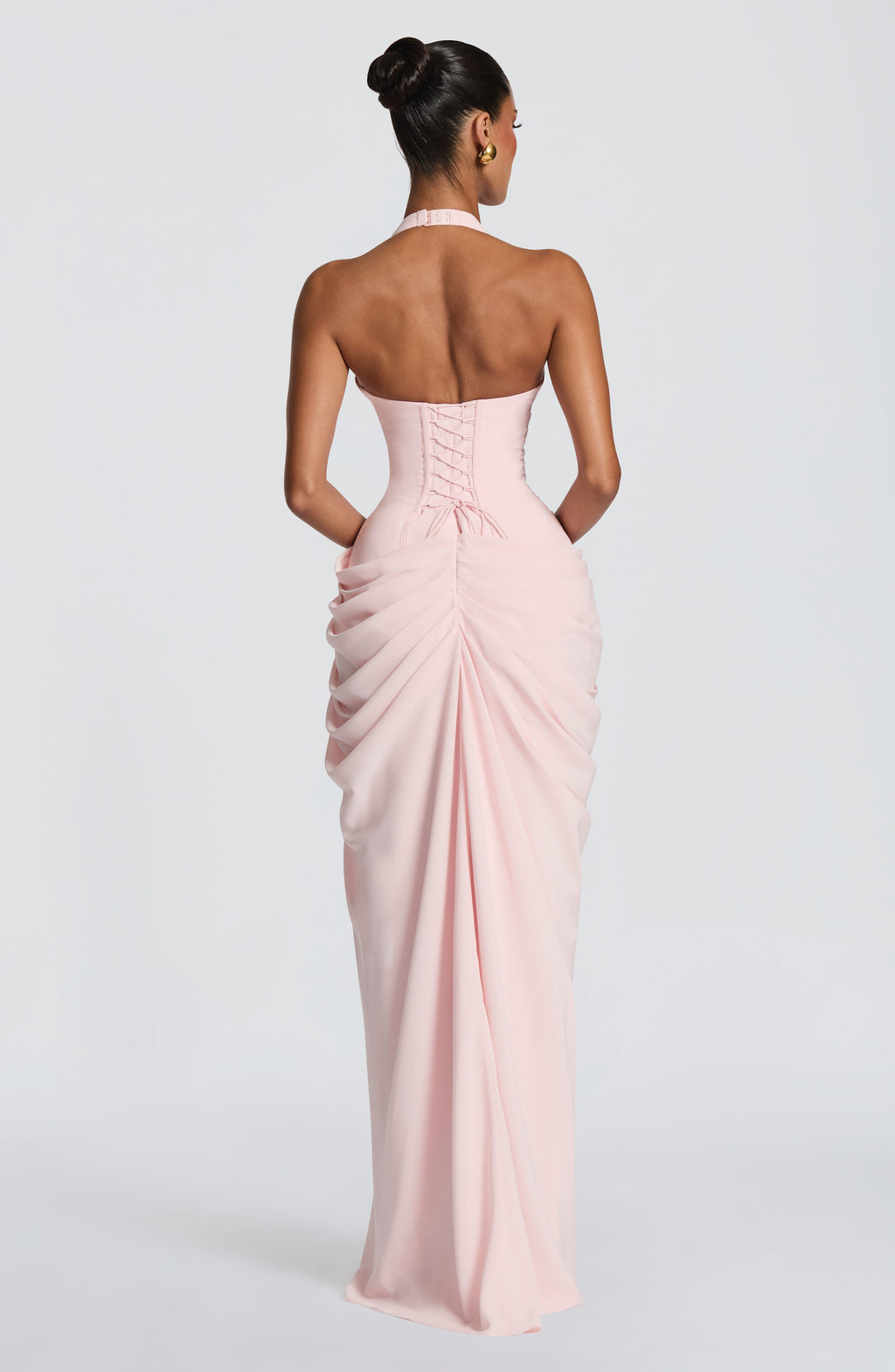 Flourenne Minetta Maxi Dress in Blush