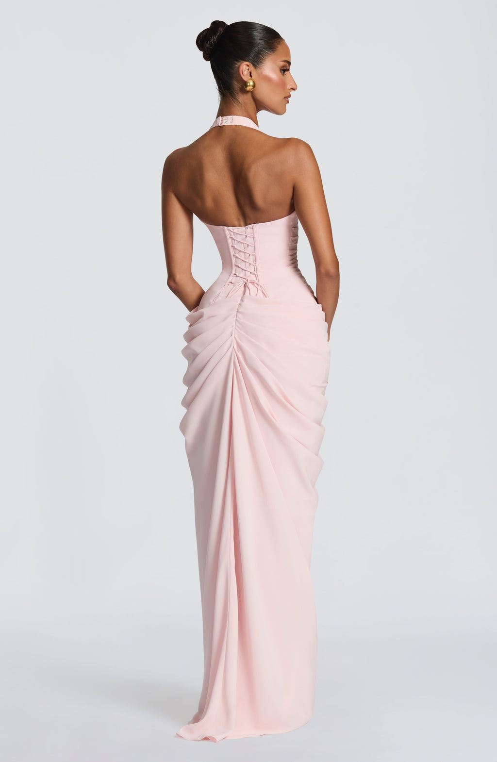Flourenne Minetta Maxi Dress in Blush