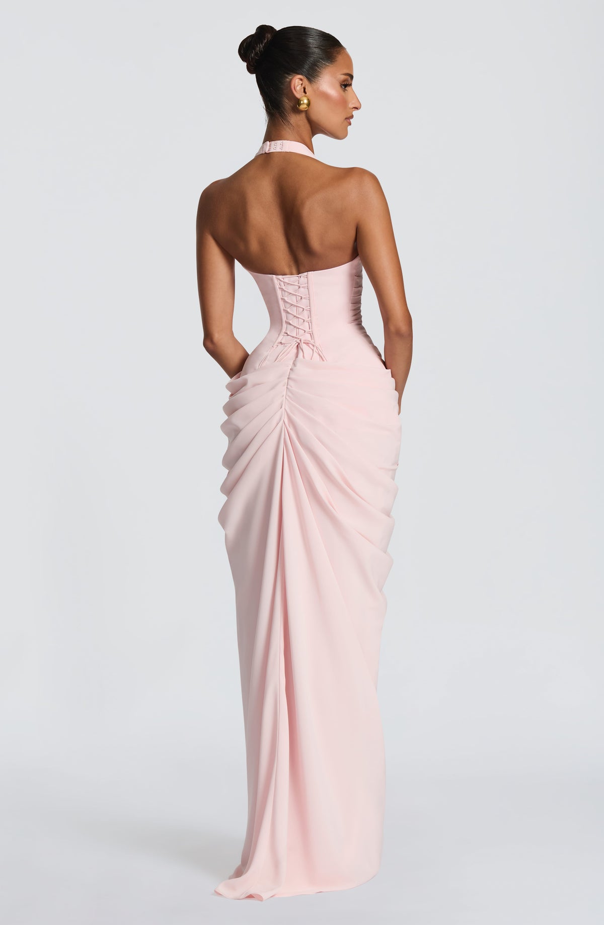 Flourenne Minetta Maxi Dress in Blush