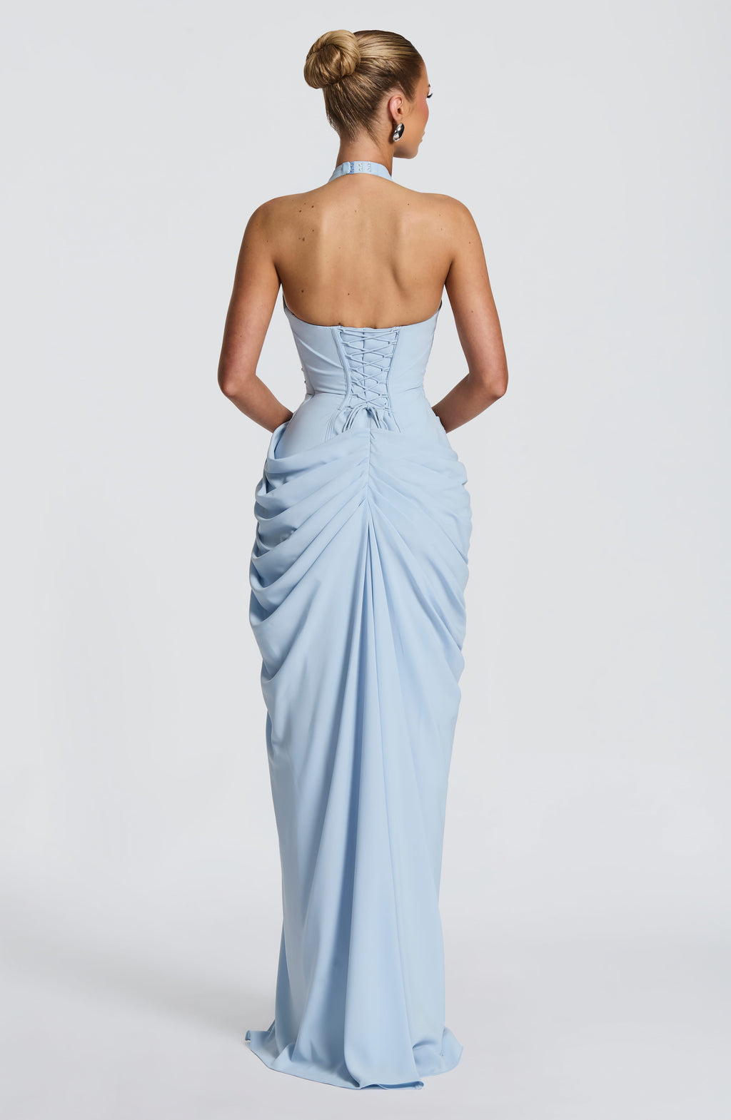 Flourenne Minetta Maxi Dress in Glacier Blue